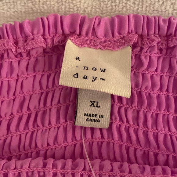 A New Day Purple Smocked Crop Camisole… - Picture 3 of 5